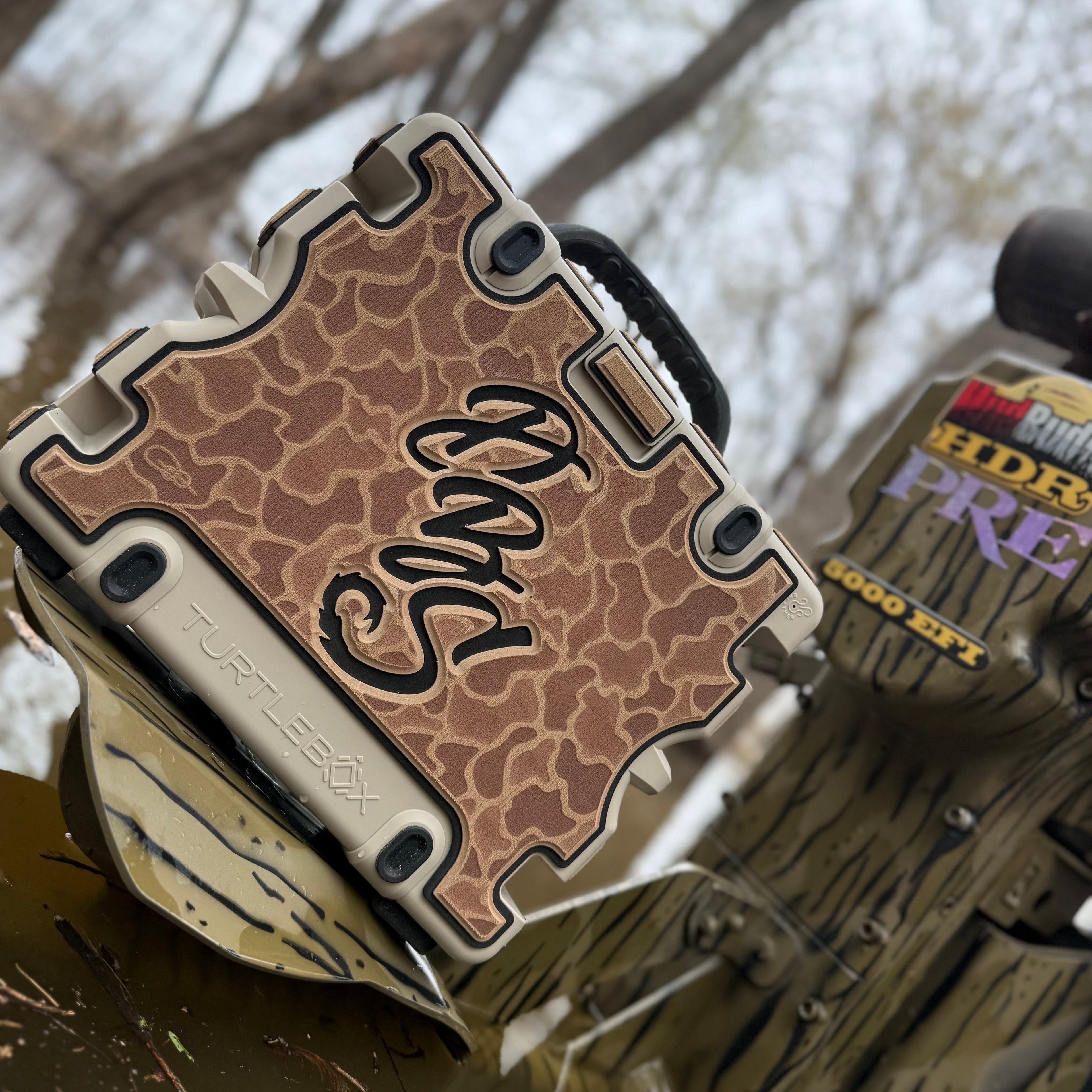 "Dirty Bird Supply Co CAMO" - Custom Speaker Shell for Turtlebox