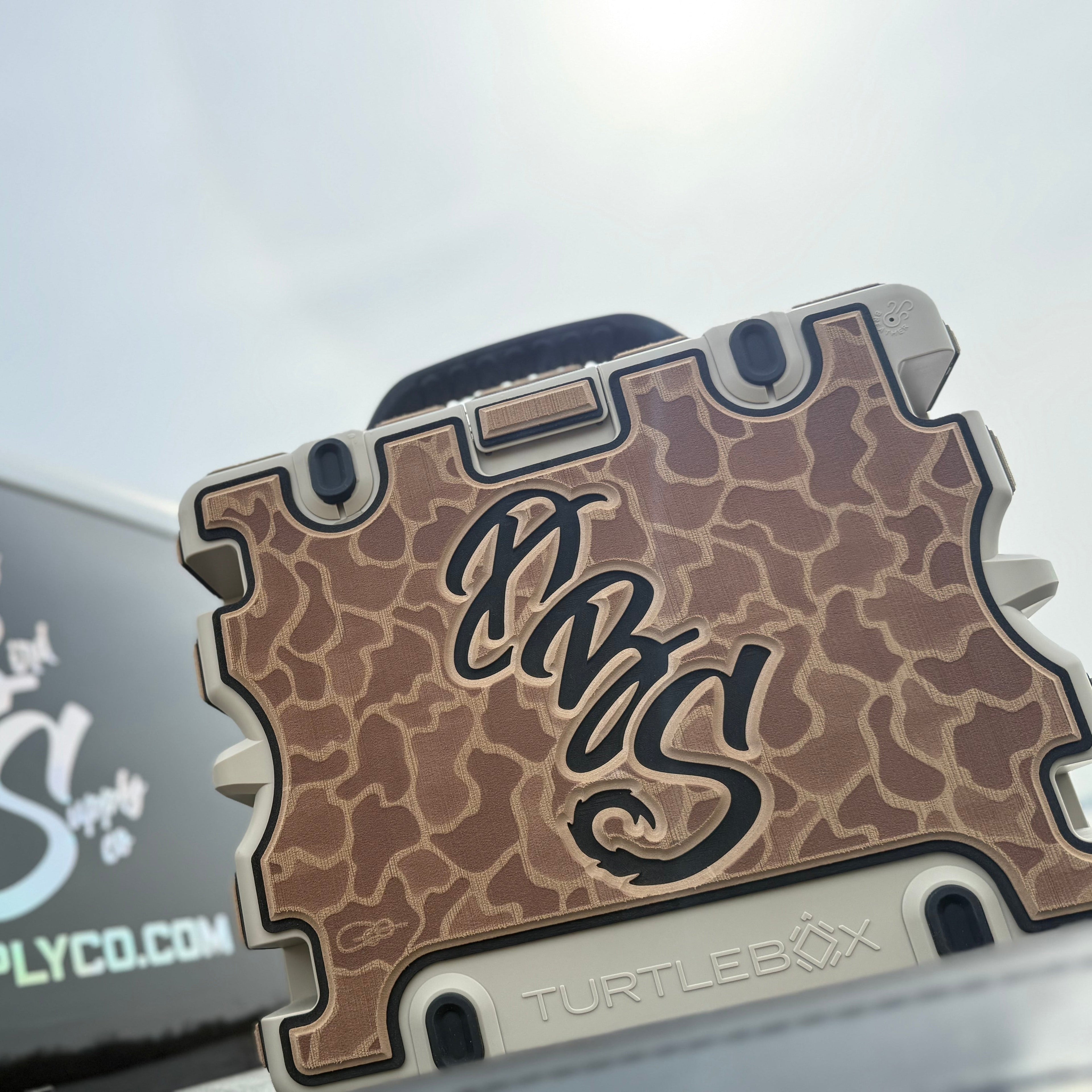 "Dirty Bird Supply Co CAMO" - Custom Speaker Shell for Turtlebox