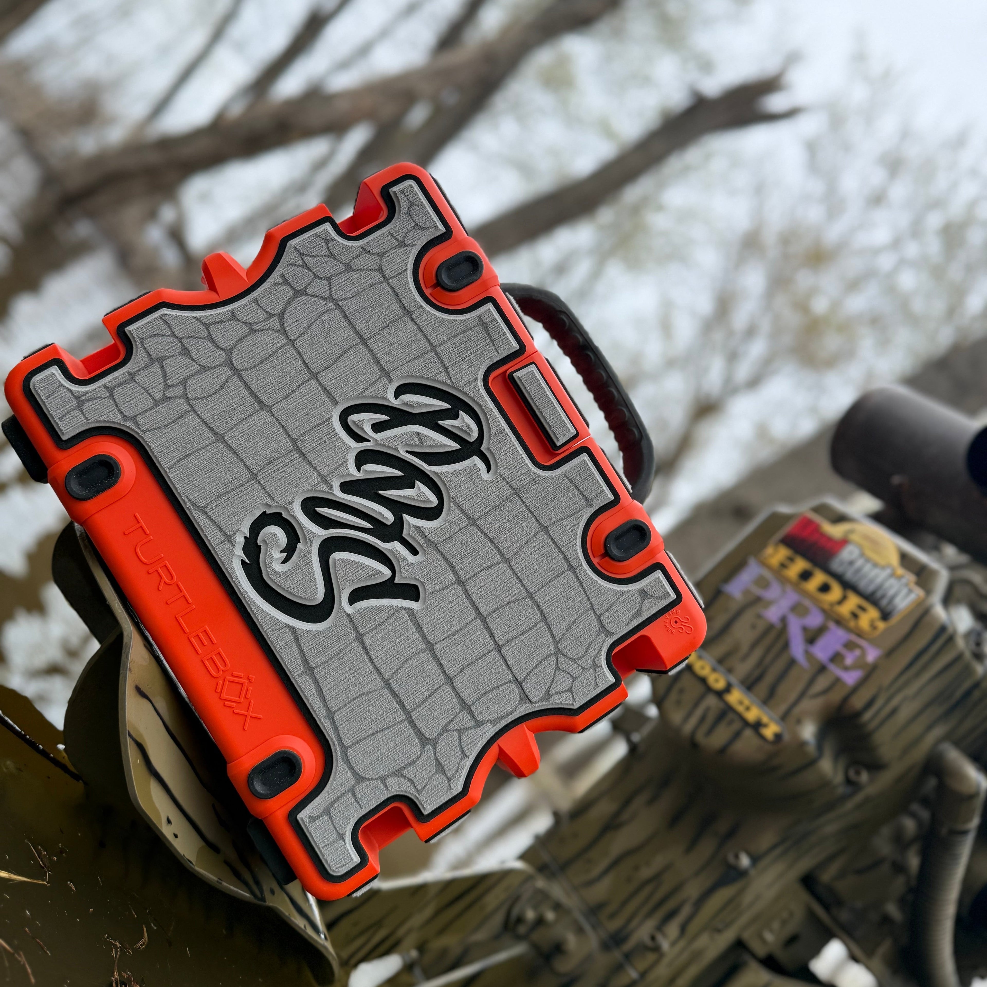 "Dirty Bird Supply Co Gator Skin" - Custom Speaker Shell for Turtlebox