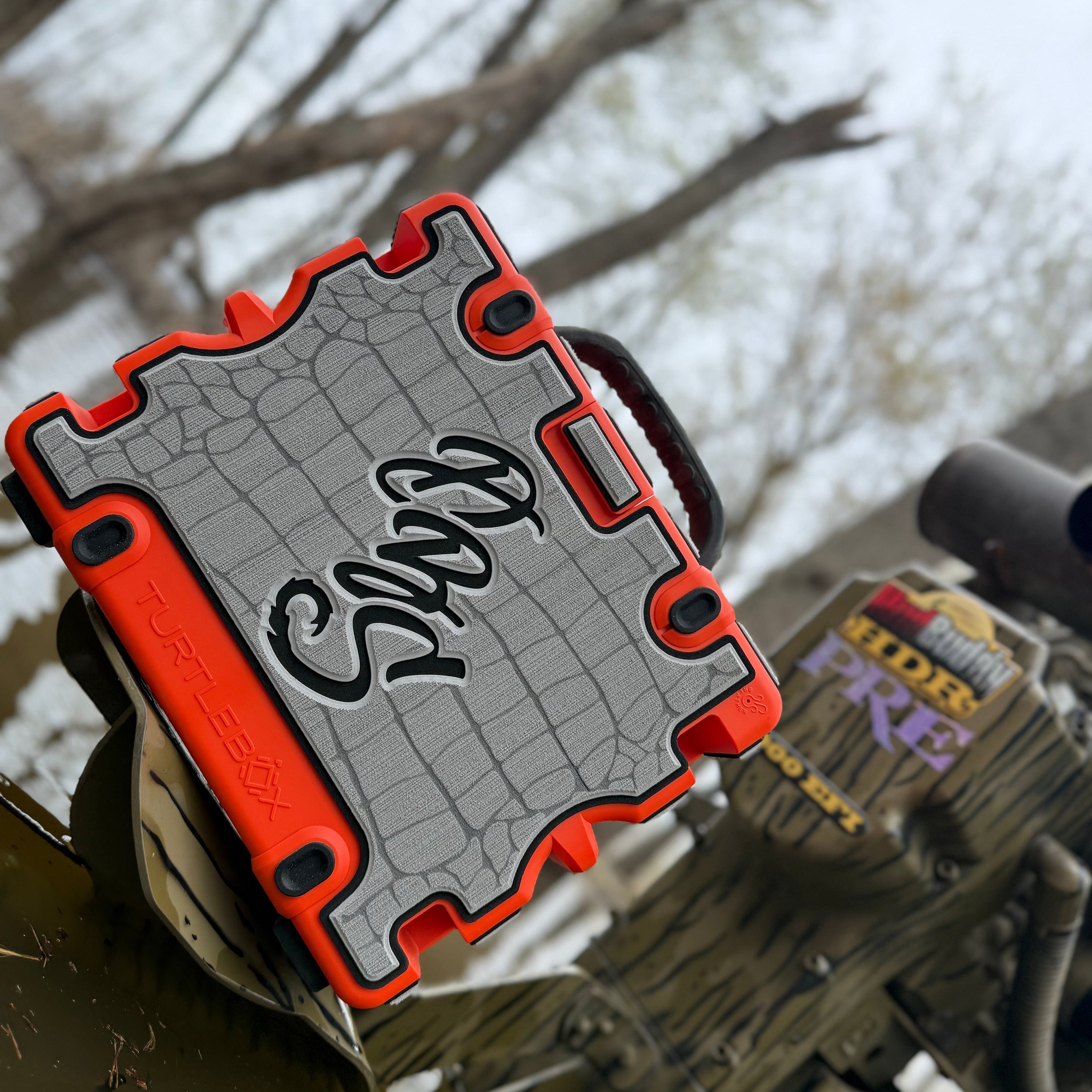 "Dirty Bird Supply Co Gator Skin" - Custom Speaker Shell for Turtlebox