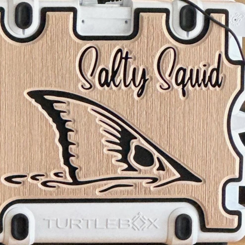 "Red Fish Tail" - Custom Speaker Shell for Turtlebox or Ecoxgear Defender