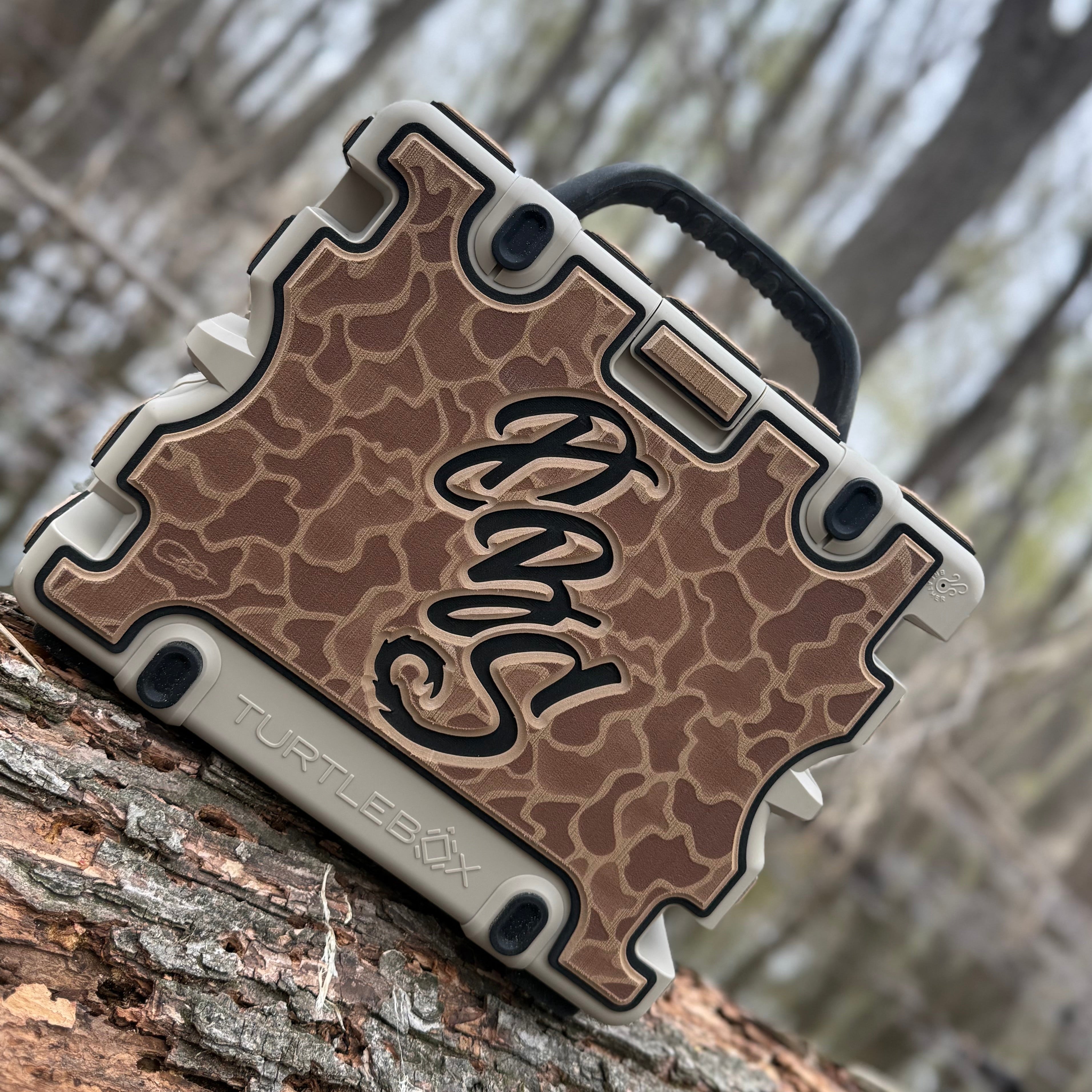 "Dirty Bird Supply Co CAMO" - Custom Speaker Shell for Turtlebox