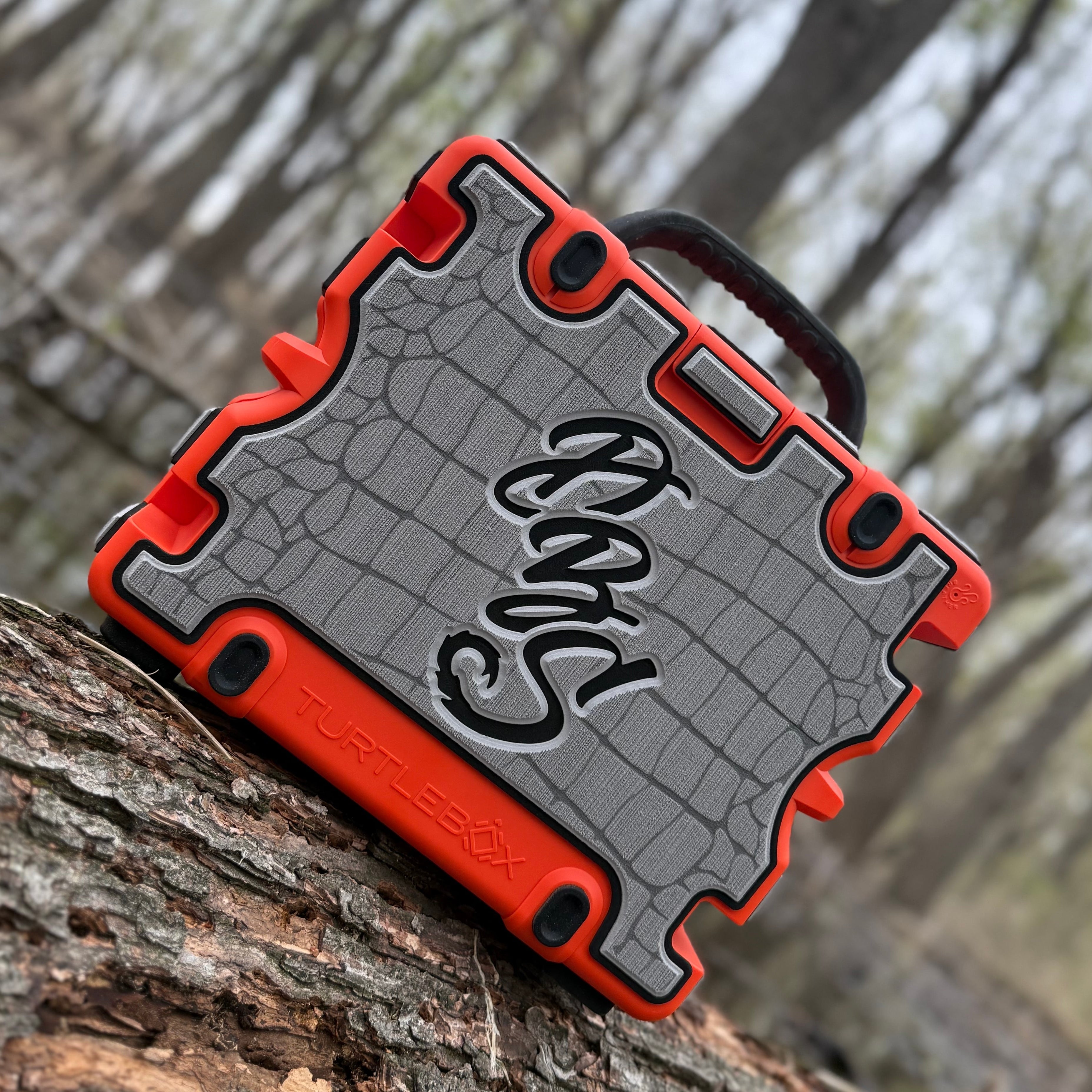 "Dirty Bird Supply Co Gator Skin" - Custom Speaker Shell for Turtlebox