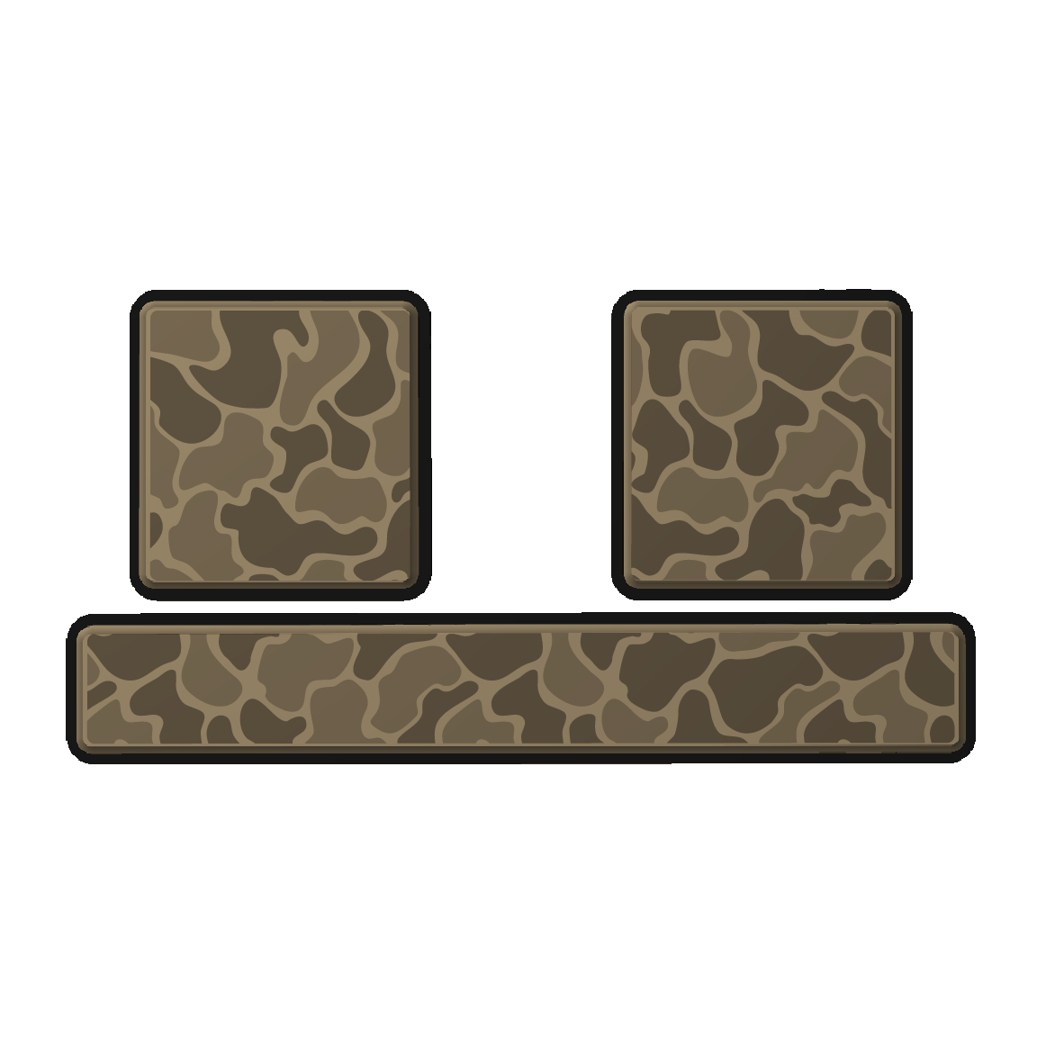 "Jett's Camo" - Custom EVA Foam Routed Speaker Shell for Ecoxgear Defender Scout