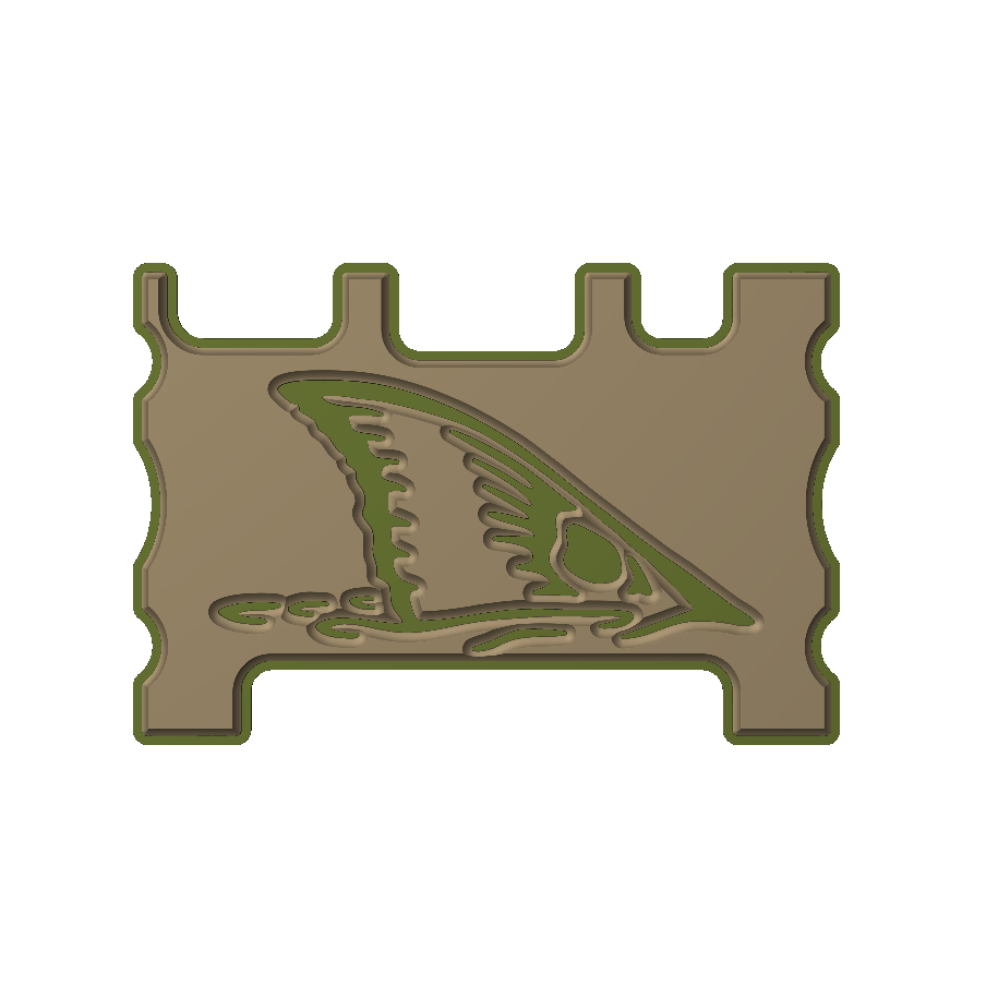 "Red Fish Tail" - Custom Speaker Shell for Turtlebox or Ecoxgear Defender